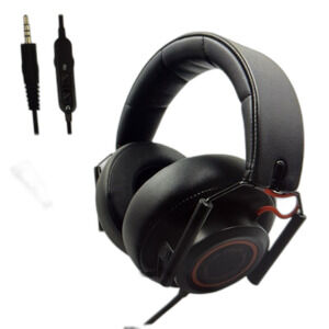 New Open Box Colusi 900 Gaming Headset with Microphone Black Red
